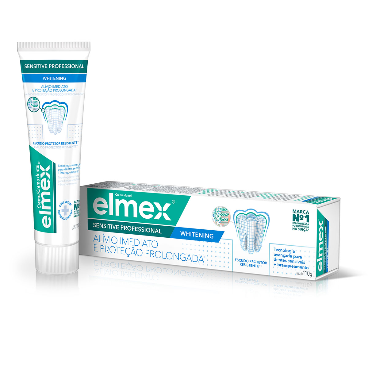 Creme Dental elmex Sensitive Professional + Whitening 110g